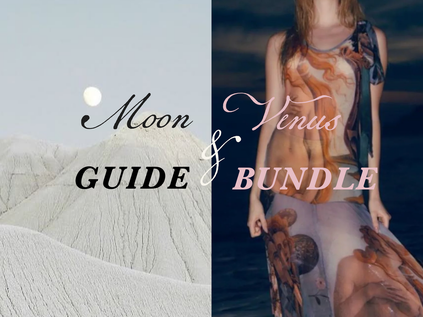 Venus + Moon Guide Bundle - Instant PDF Download